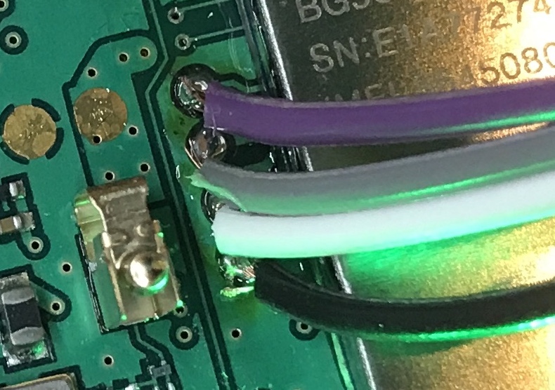 Hidden USB interface on a PCB